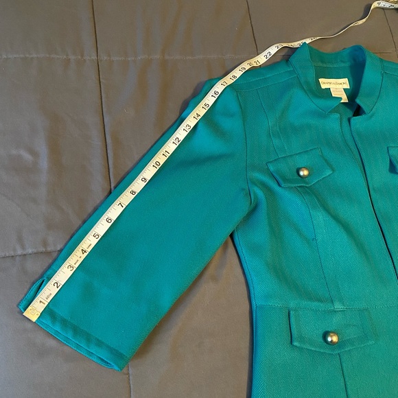 •DRAPER’S & DAMON’S• Size 10 • Teal Blazer - Picture 9 of 9